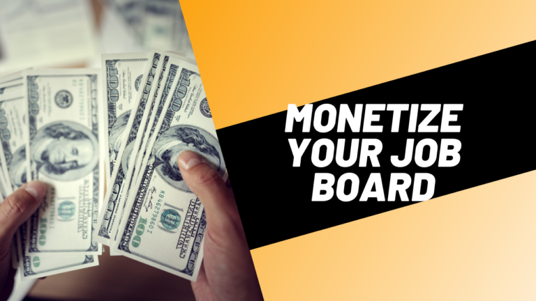 how to monetize your job board